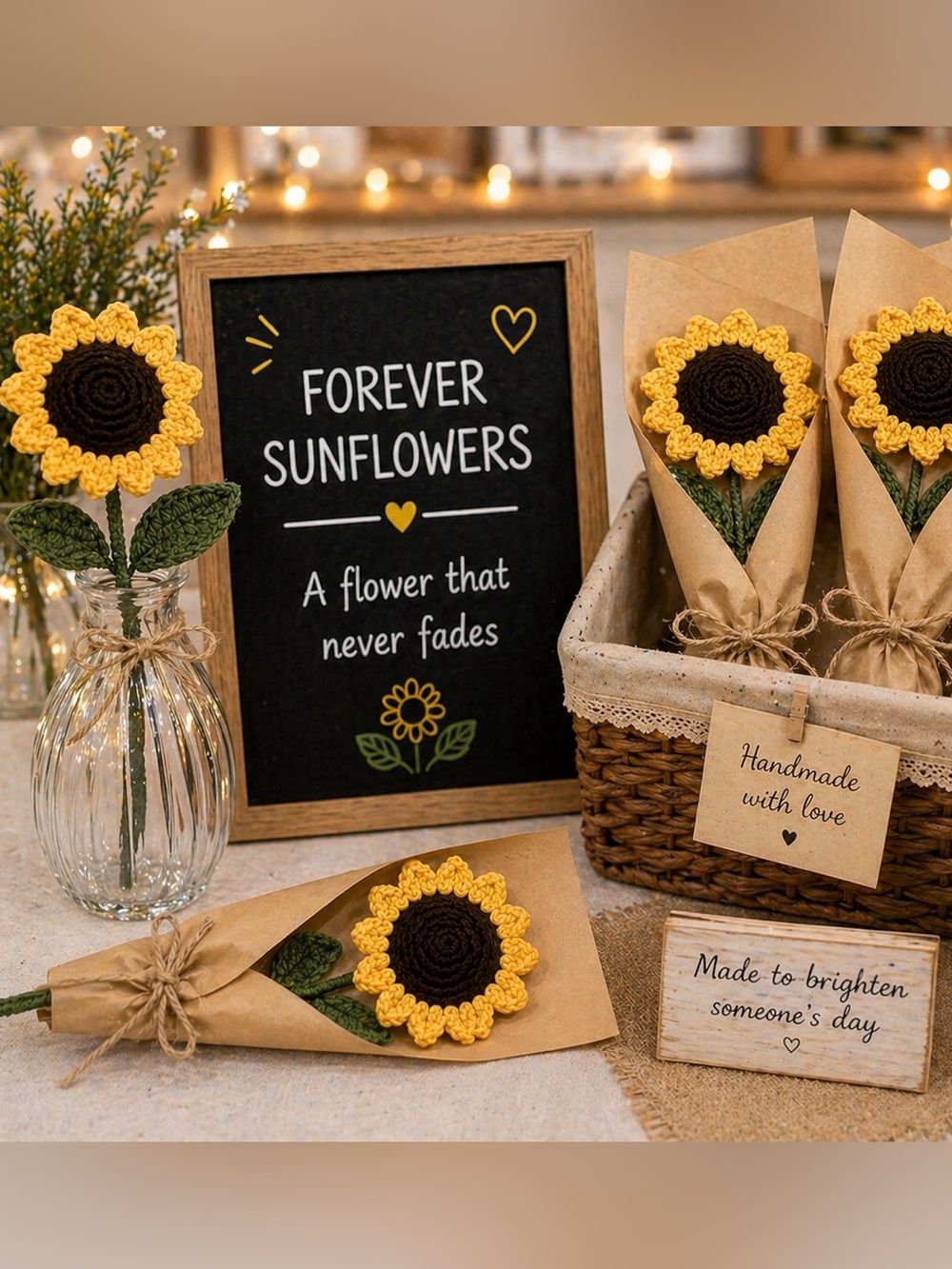 🌻 Handmade Crochet Sunflower 🌻